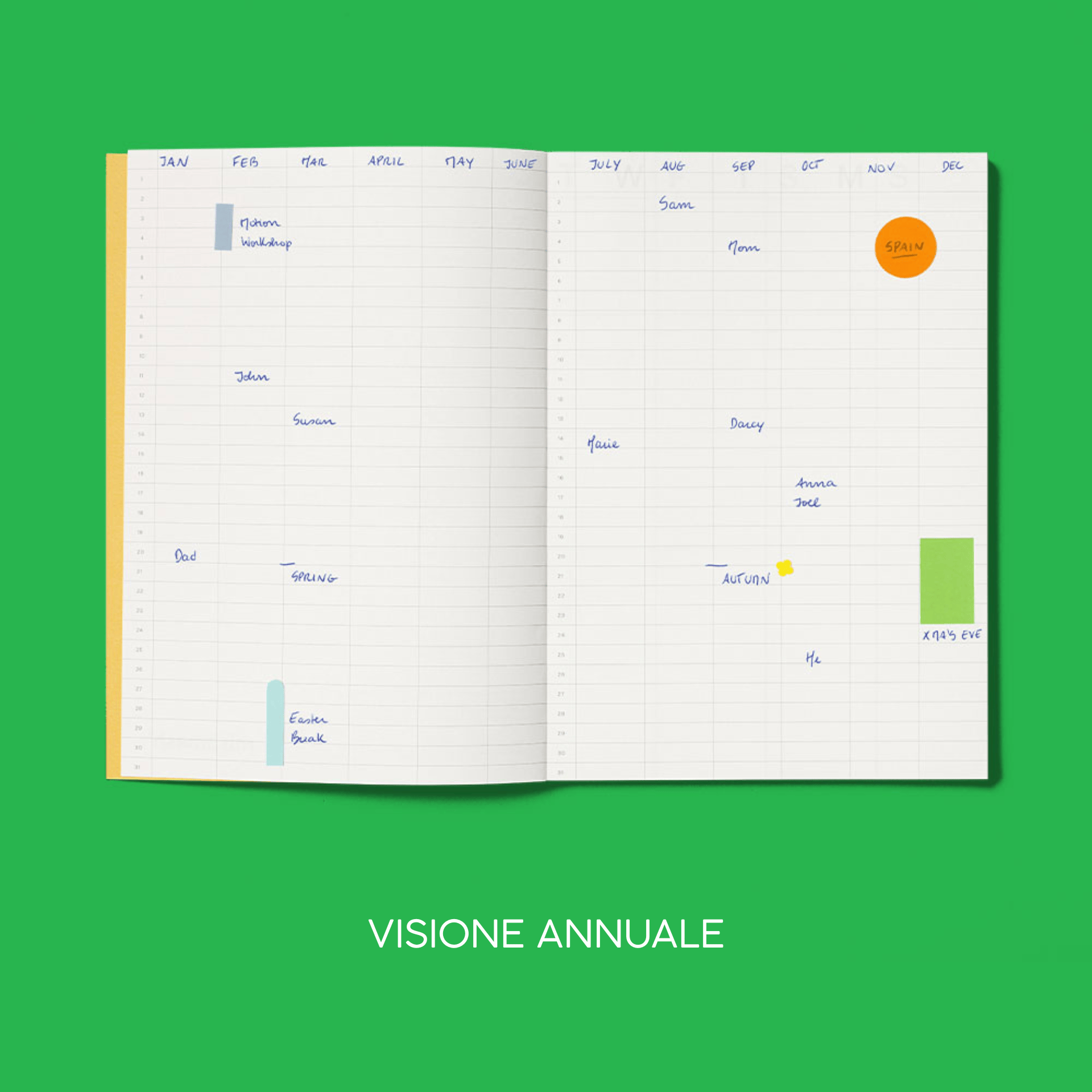 Mishmash Planner Undated Planner - Time Block