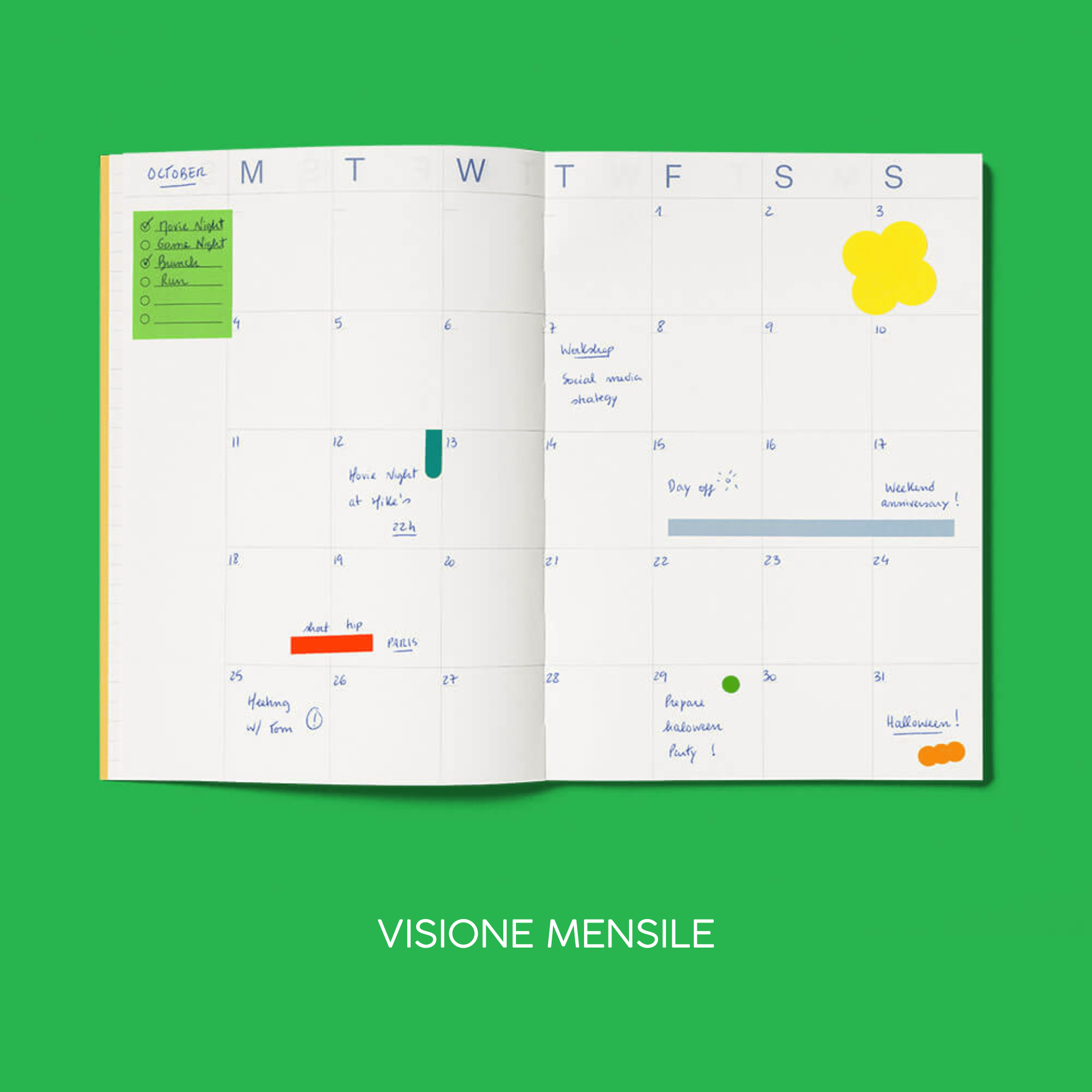 Mishmash Planner Undated Planner - Time Block