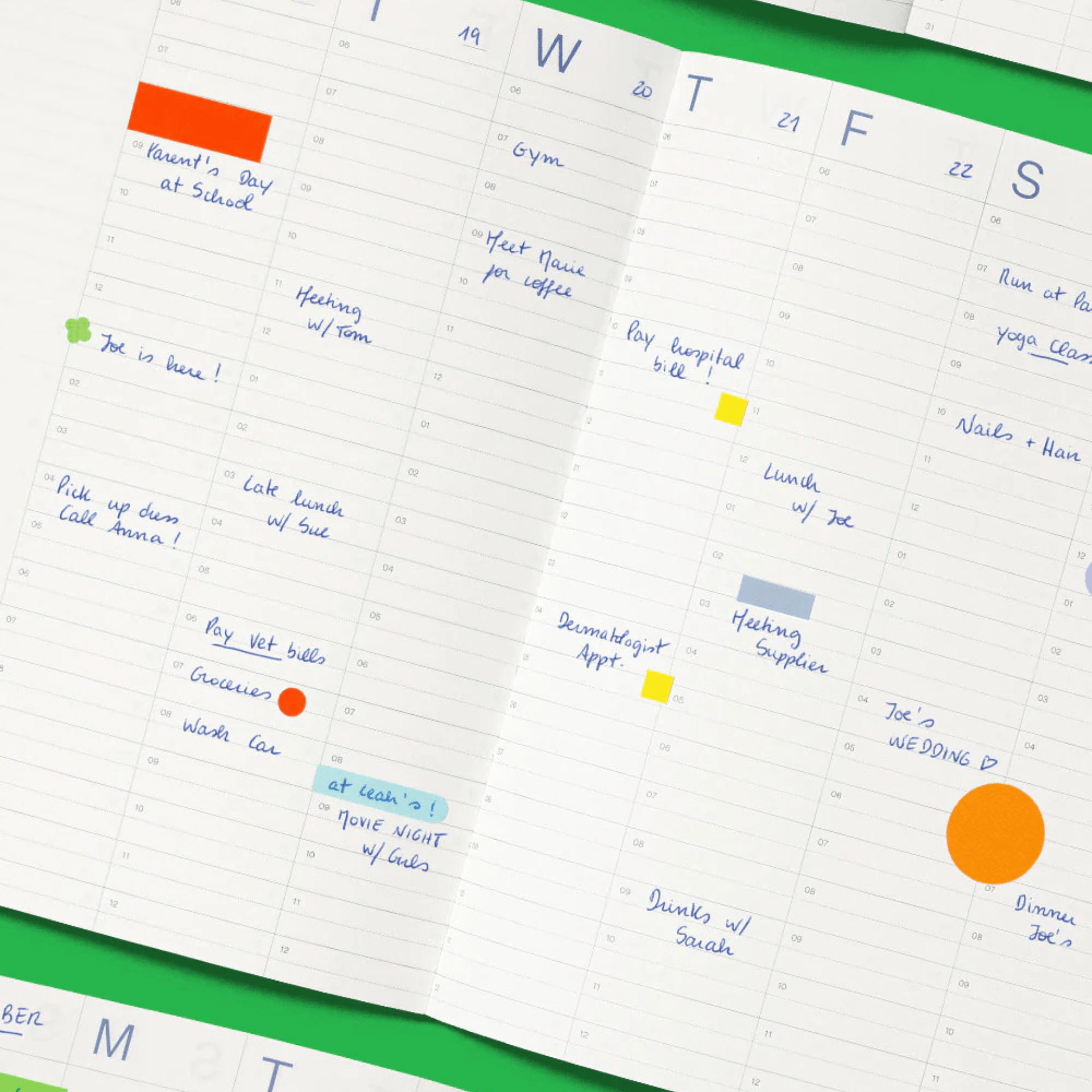 Mishmash Planner Undated Planner - Time Block