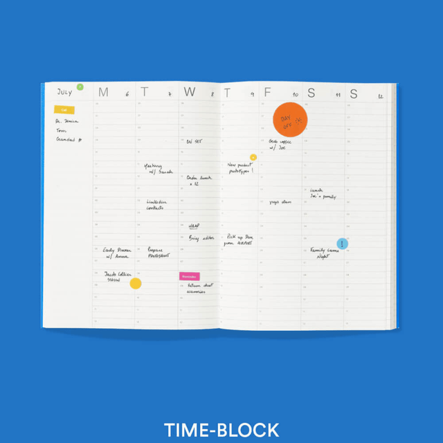 Mishmash Planner Undated Planner - Time Block