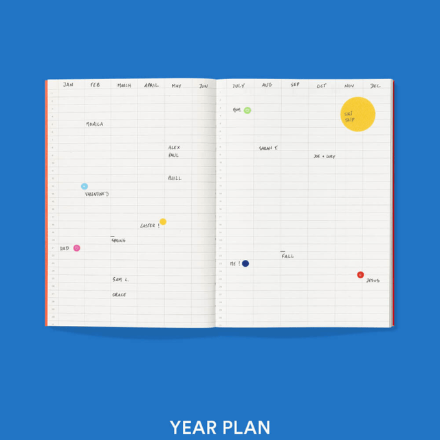 Mishmash Planner Undated Planner - Time Block