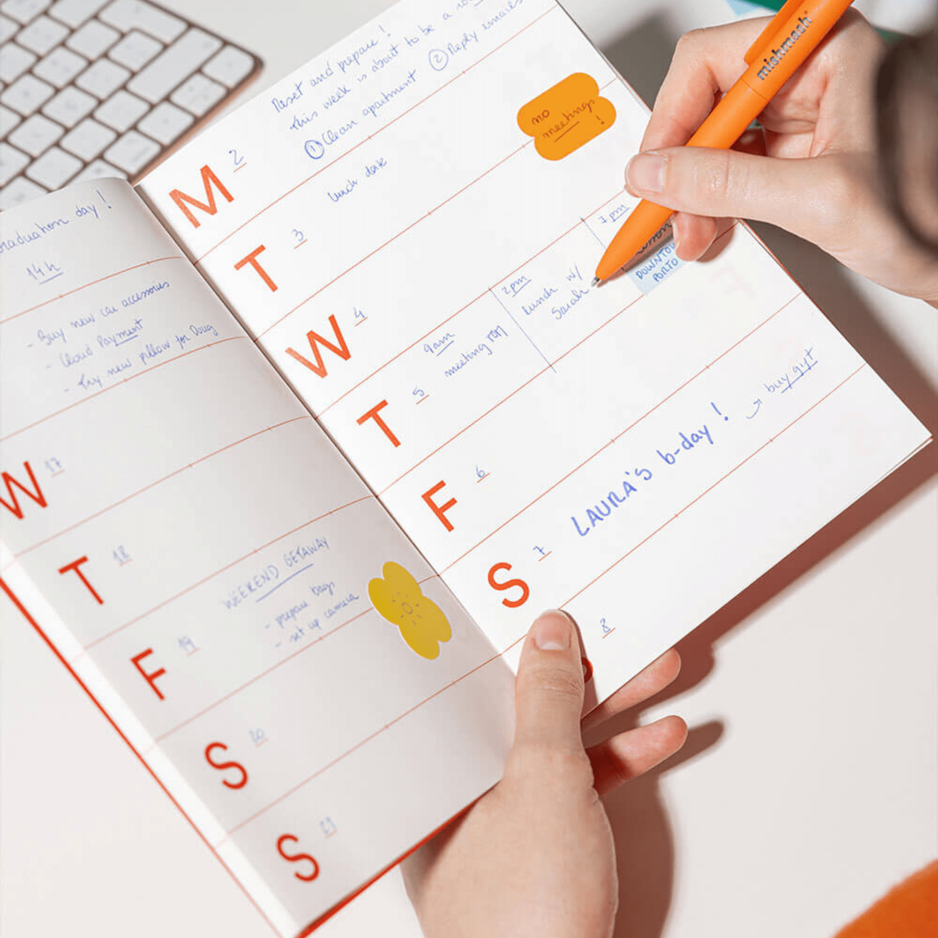 Mishmash Planner Undated Weekly Planner A5