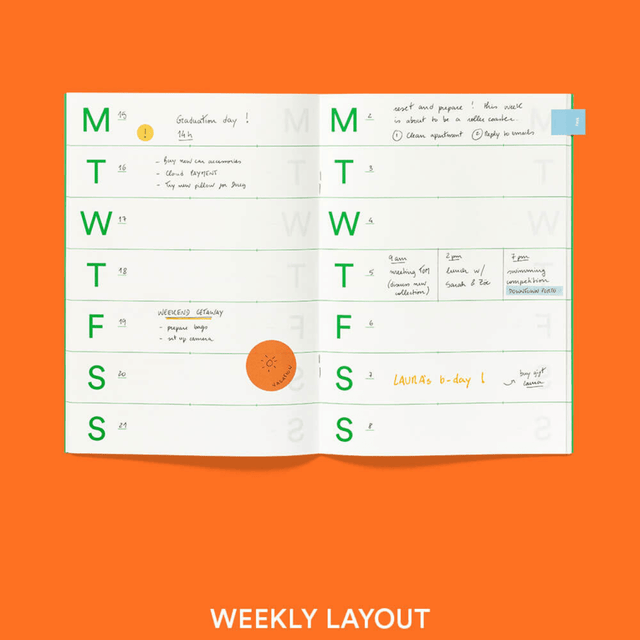 Mishmash Planner Undated Weekly Planner A5