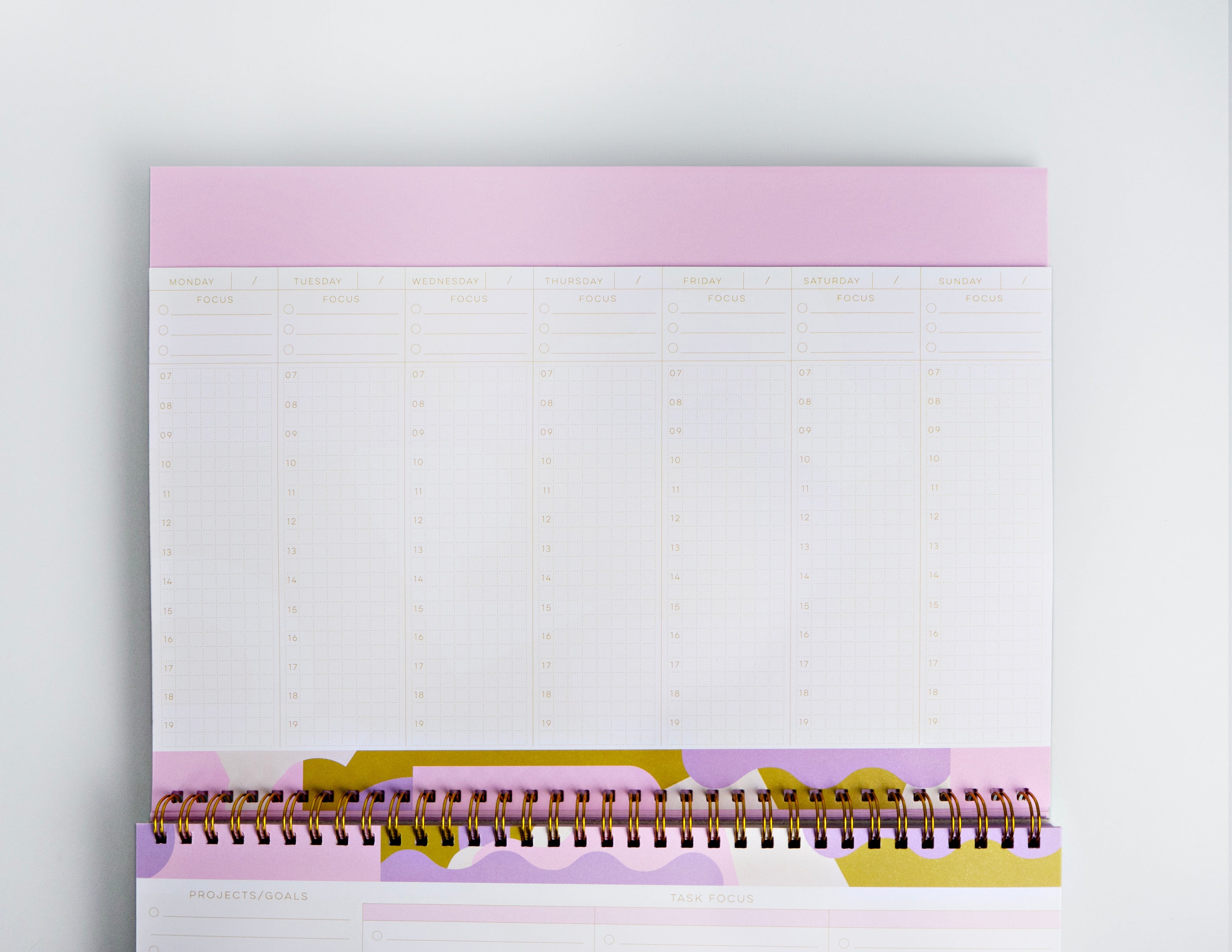 The Completist Planner Weekly Desk Organizer Book Flora