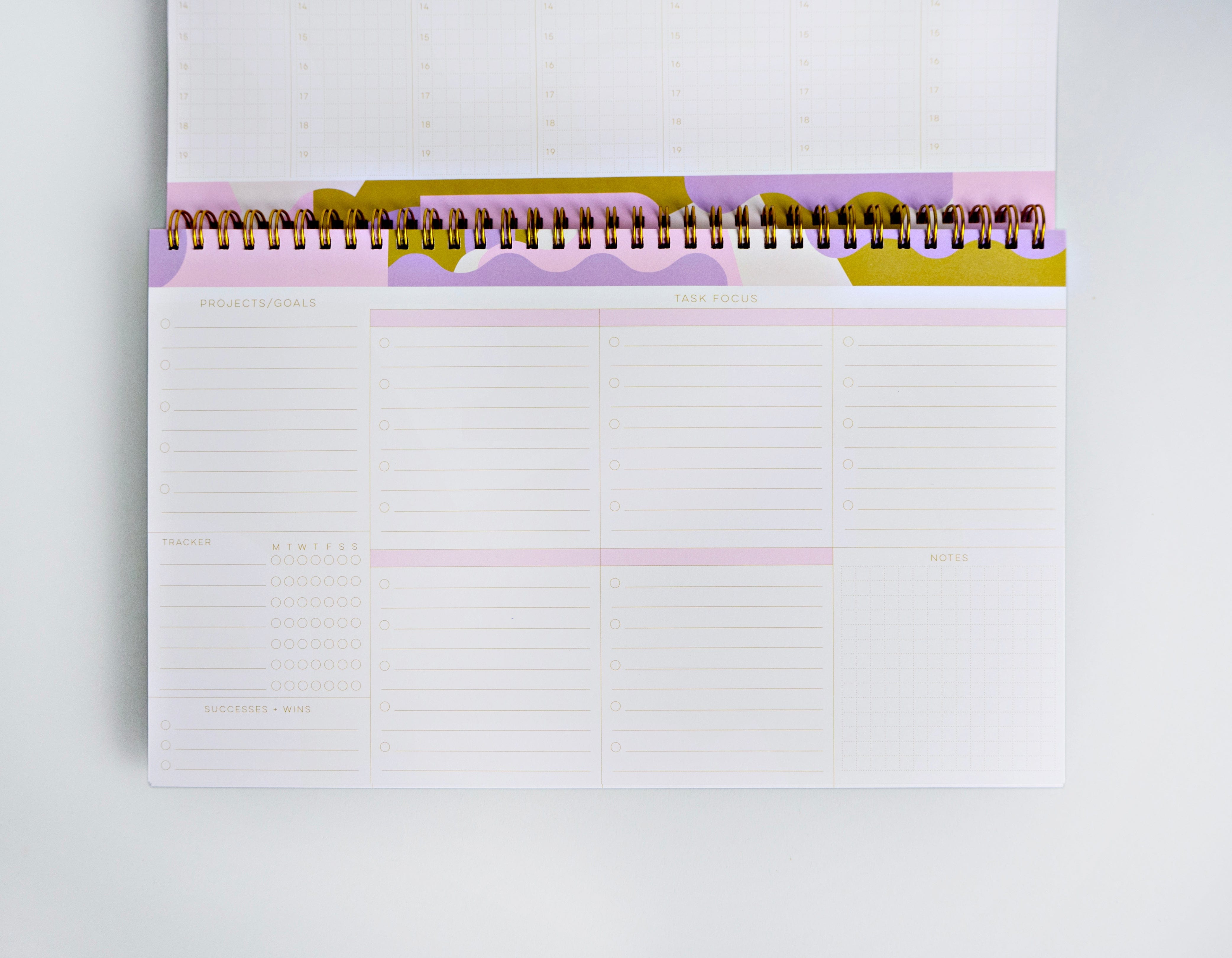 The Completist Planner Weekly Desk Organizer Book Flora