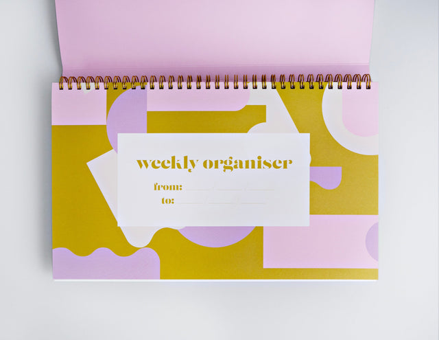The Completist Planner Weekly Desk Organizer Book Flora
