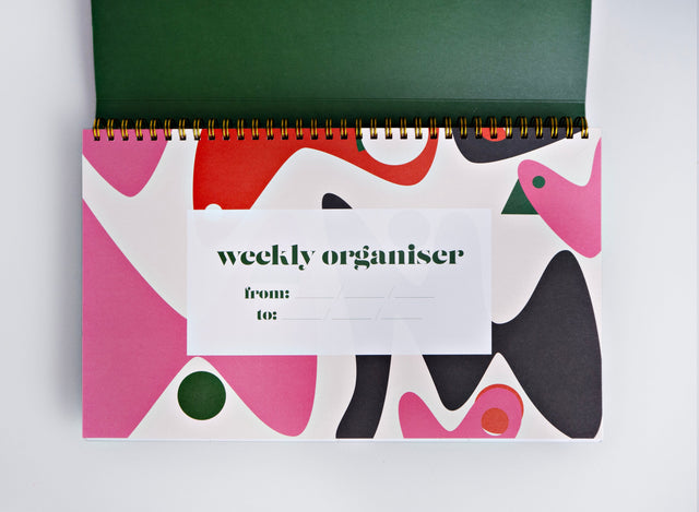 The Completist Planner Weekly Desk Organizer Book Lucia