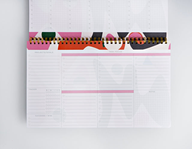The Completist Planner Weekly Desk Organizer Book Lucia