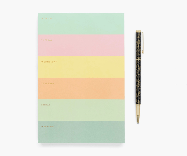 Rifle Paper Planner Weekly Memo Rifle Paper