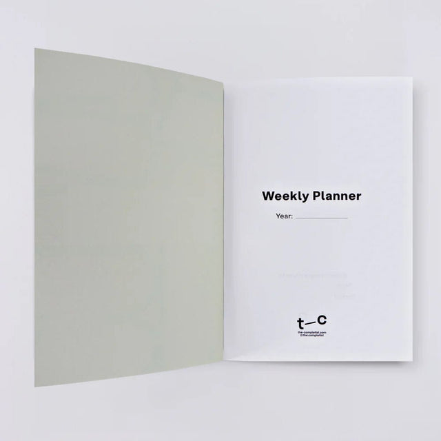 The Completist Planner Weekly Planner Hinoki