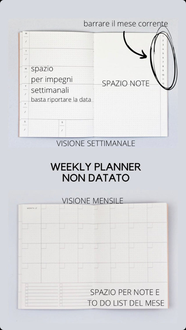 The Completist Planner Weekly Planner Hinoki