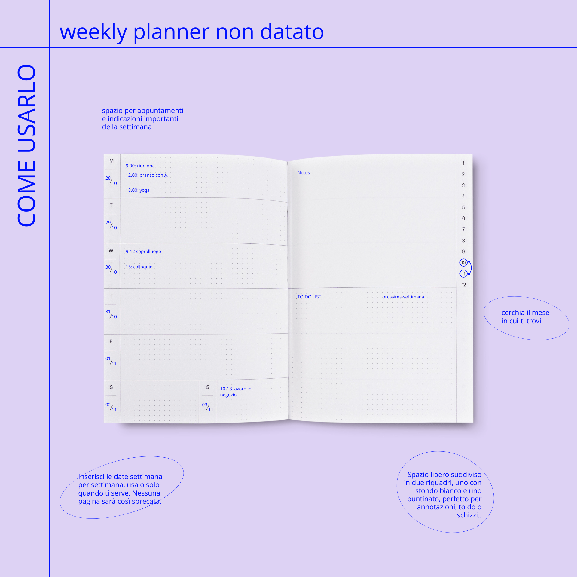 The Completist Planner Weekly Planner Marfa