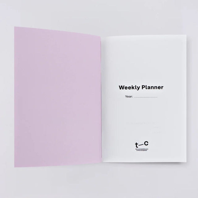 The Completist Planner Weekly Planner Osaka