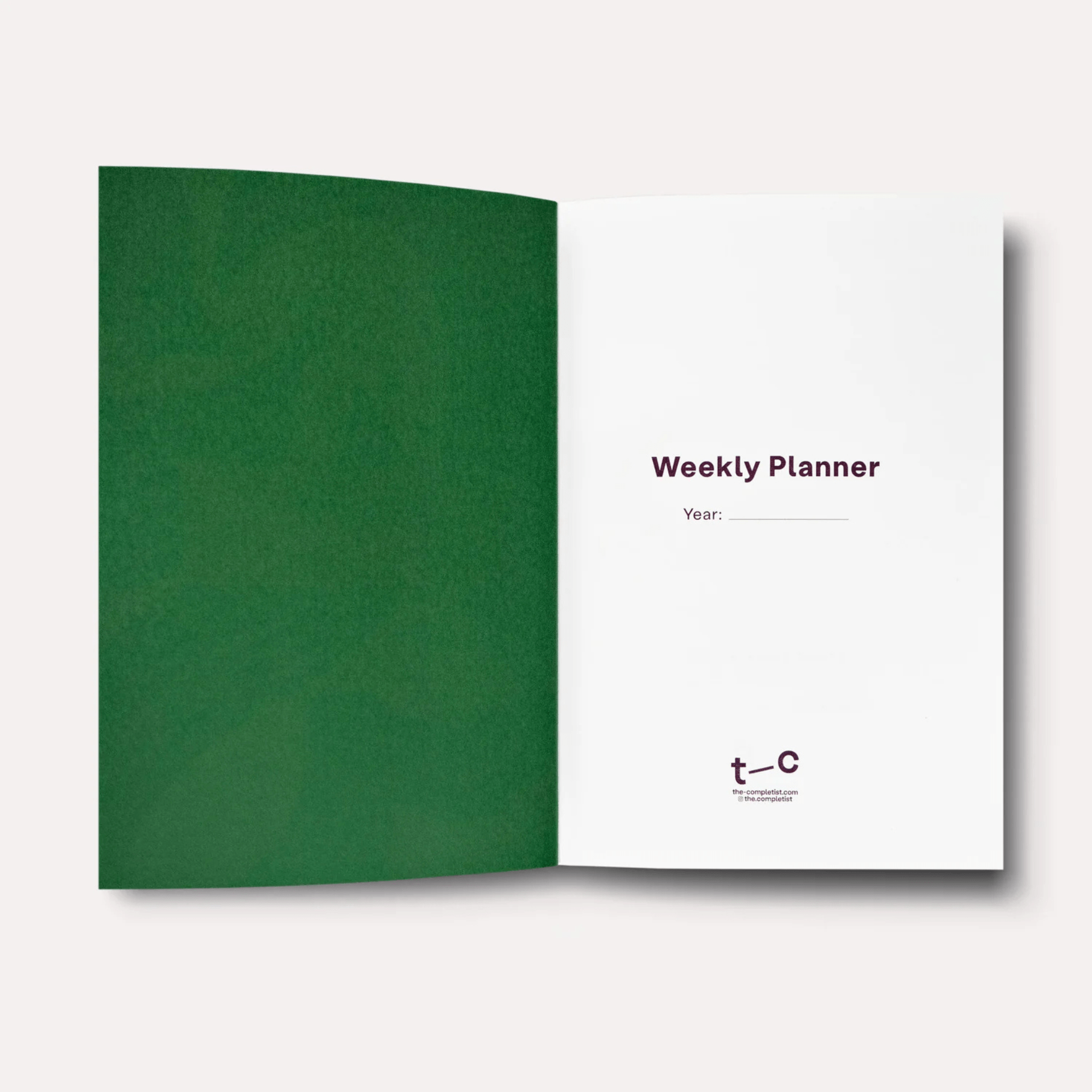 The Completist Planner Weekly Planner Palermo