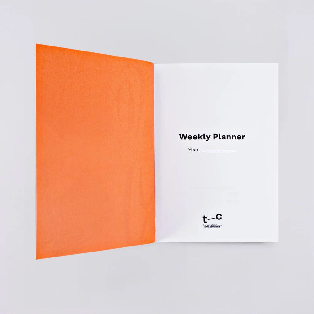 The Completist Planner Weekly Planner Pocket Moab
