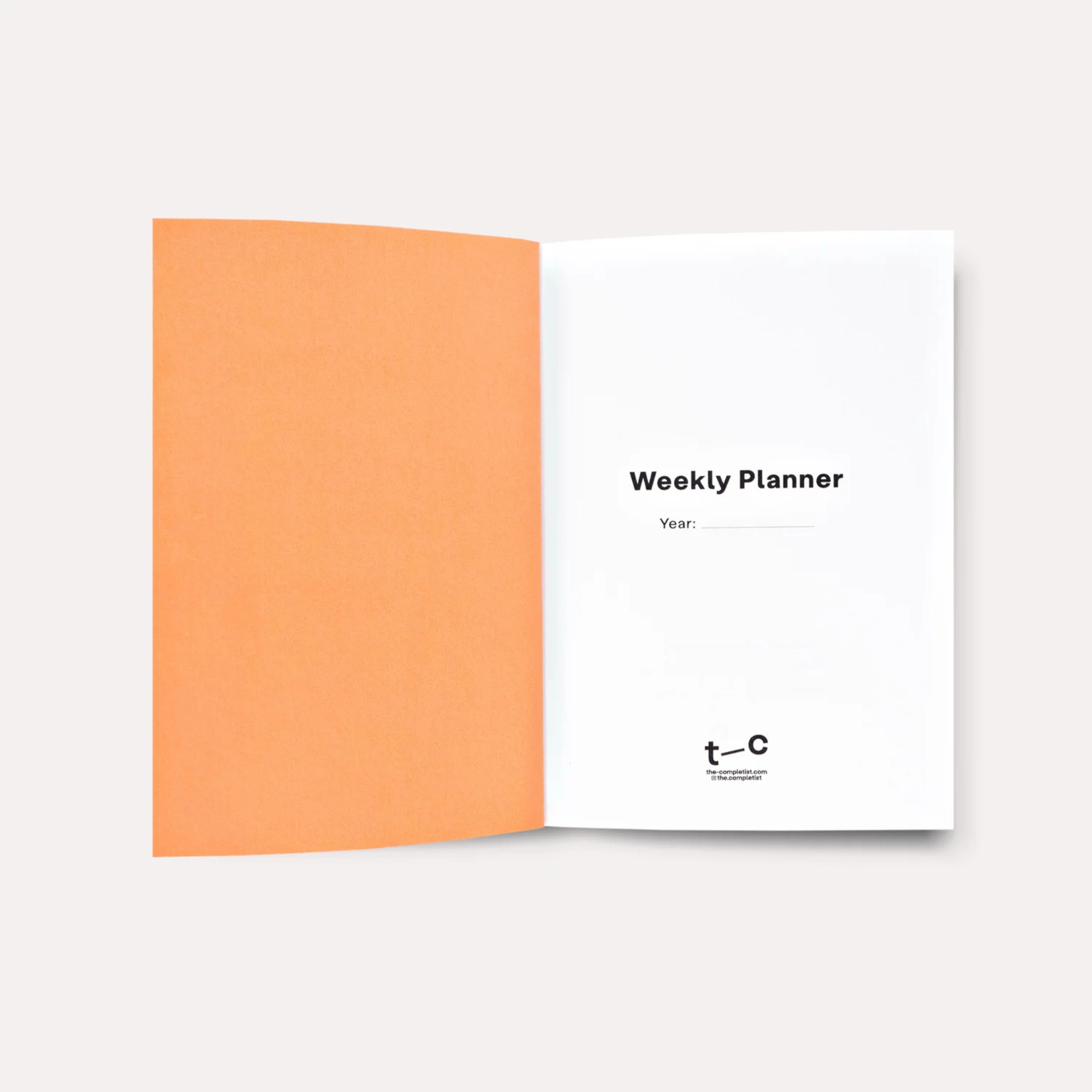 The Completist Planner Weekly Planner Pocket Neroli