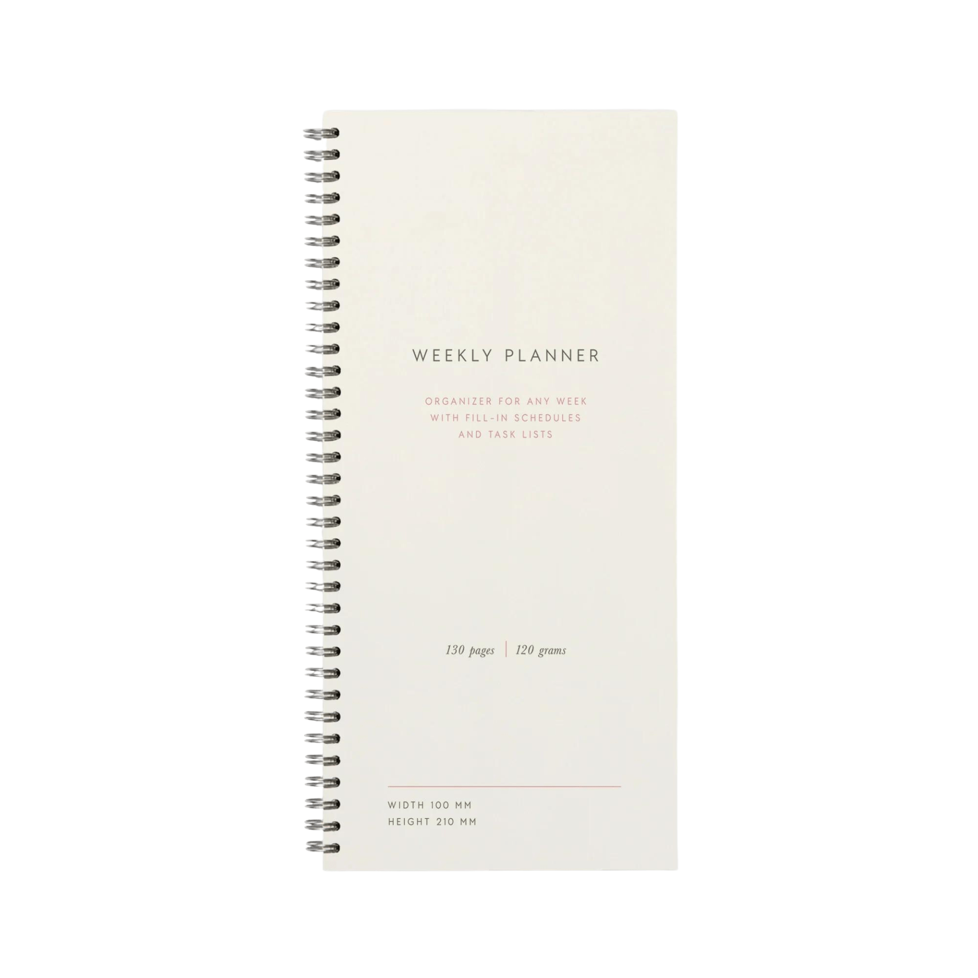 Kartotek Planner Weekly Planner Wire-O