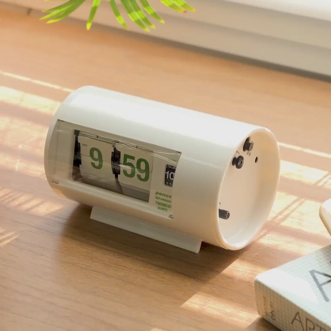 Carica video: Desk Clock White