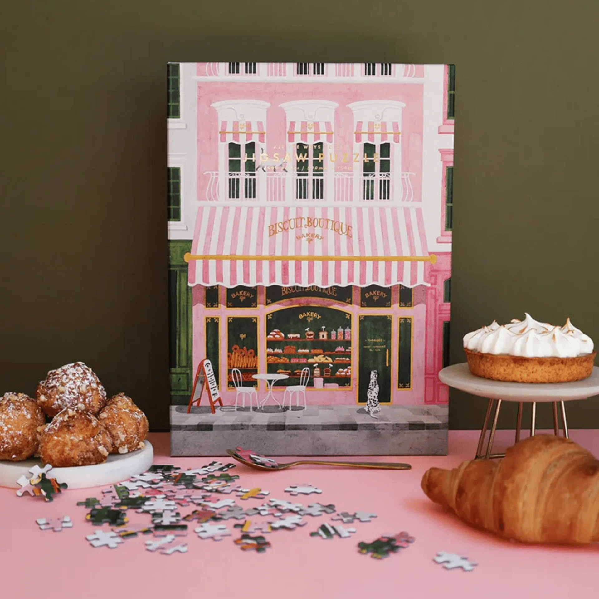 All The Way To Say Puzzle Puzzle Pink Bakery Puzzle 1000 pezzi