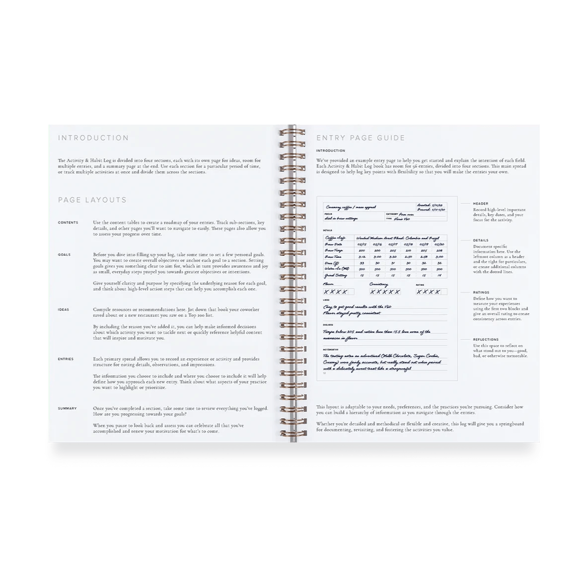 Appointed Quaderni Activity & Habit Log