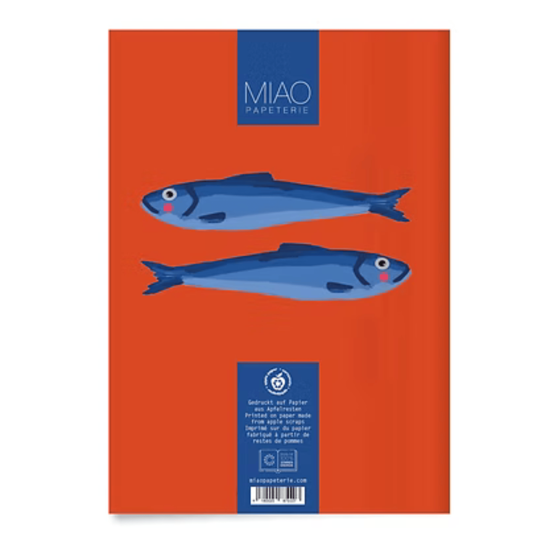 Miao Papeterie Quaderni Apple Notebook - Fish