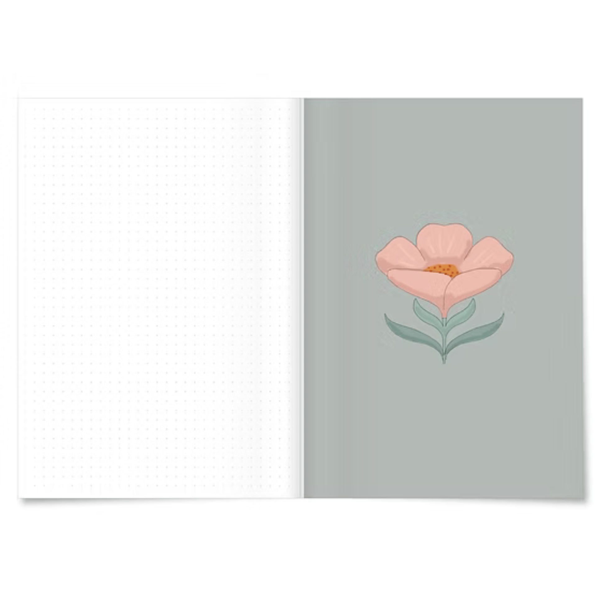 Miao Papeterie Quaderni Apple Notebook - Pink Flowers