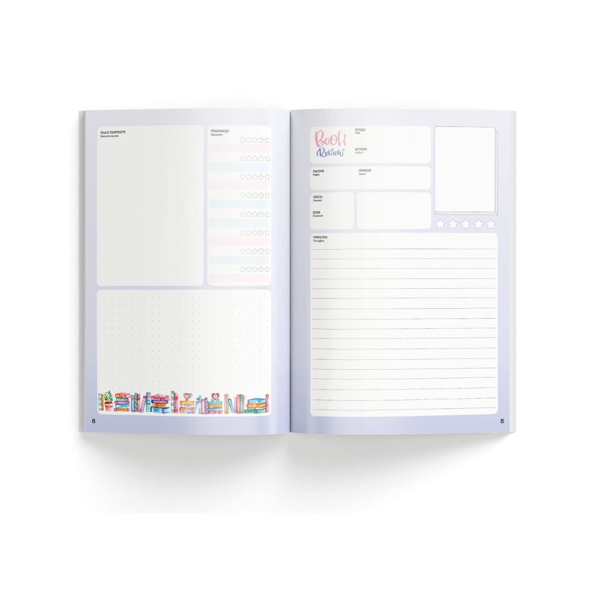 very wonder Quaderni Book Journal - Book Shelf