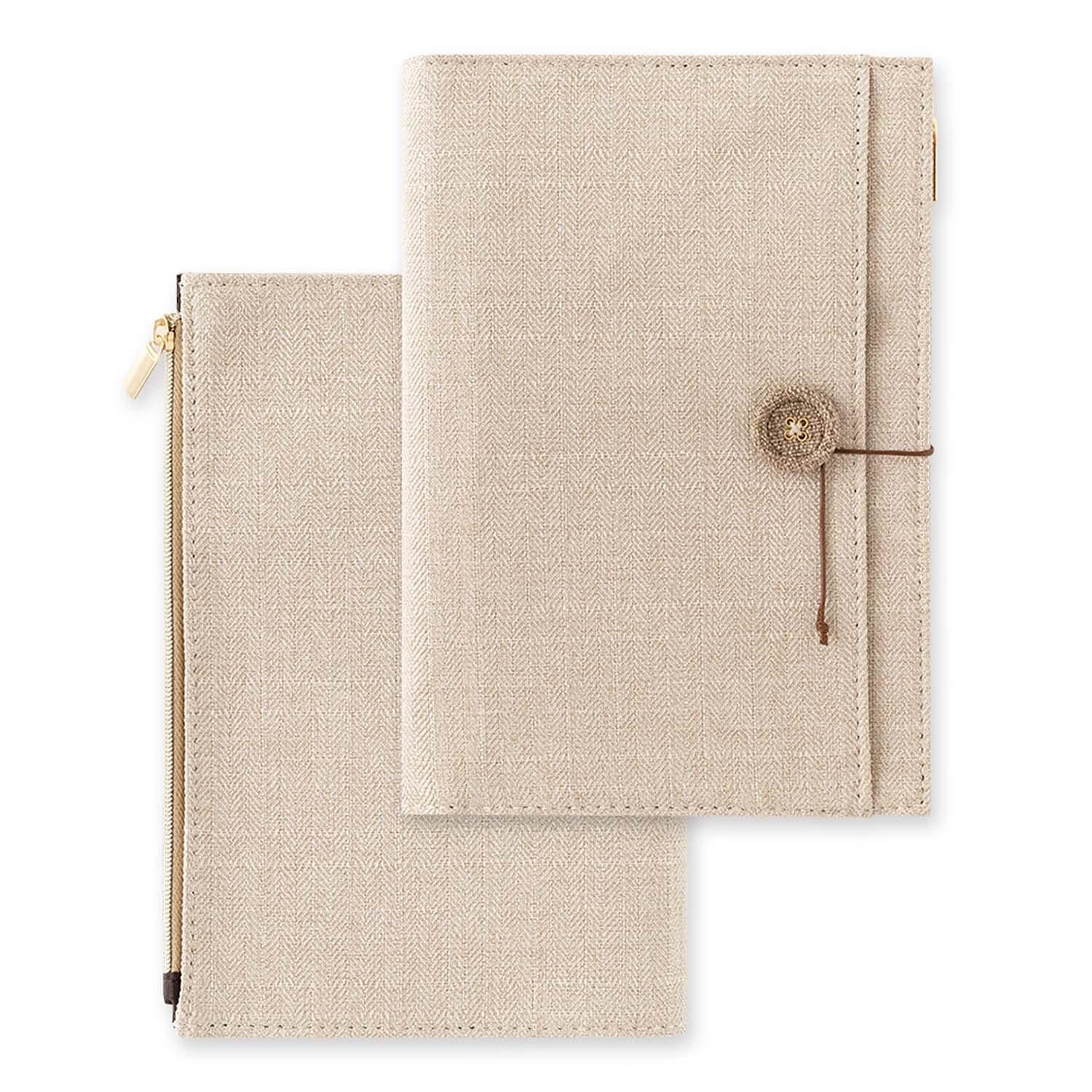 Midori Quaderni Cover/Custodia in cotone per Notebook Yuru Log