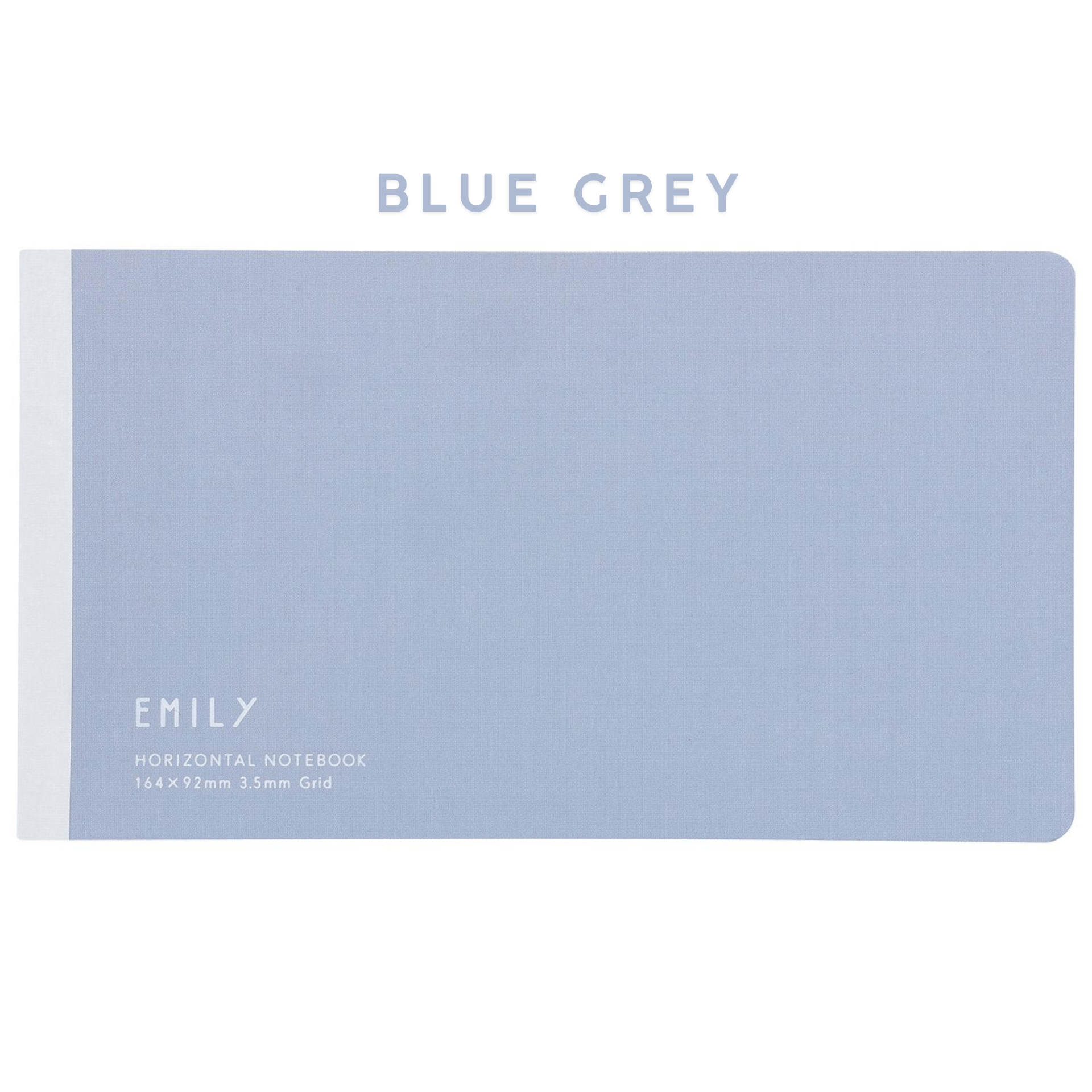 King Jim Hitotoki Quaderni BLUE GREY Emily Horizontal Notebook