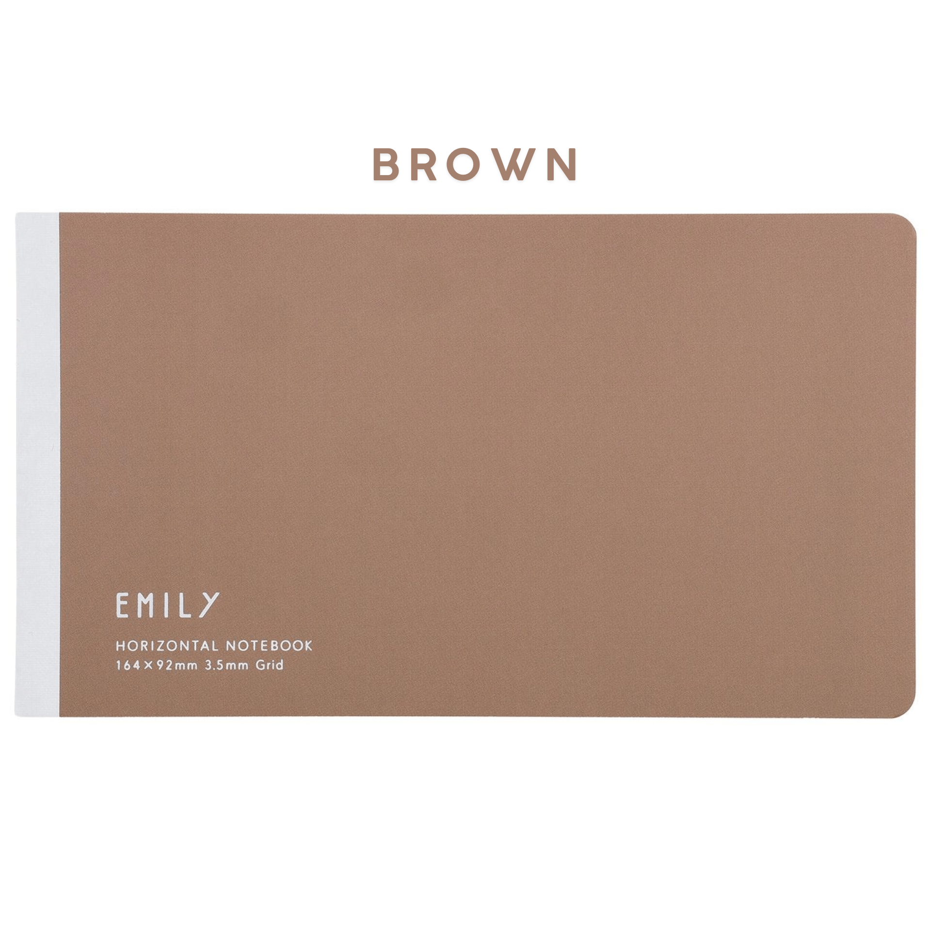 King Jim Hitotoki Quaderni BROWN Emily Horizontal Notebook