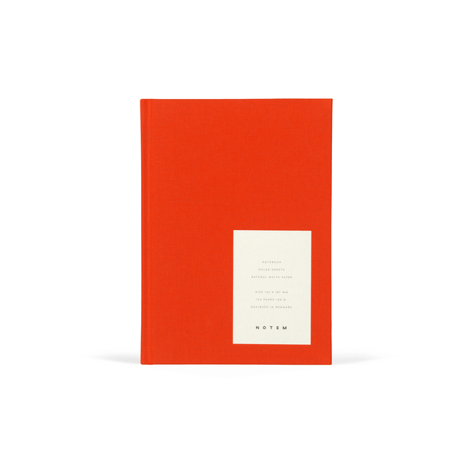 Notem Quaderni Even Notebook Bright Red