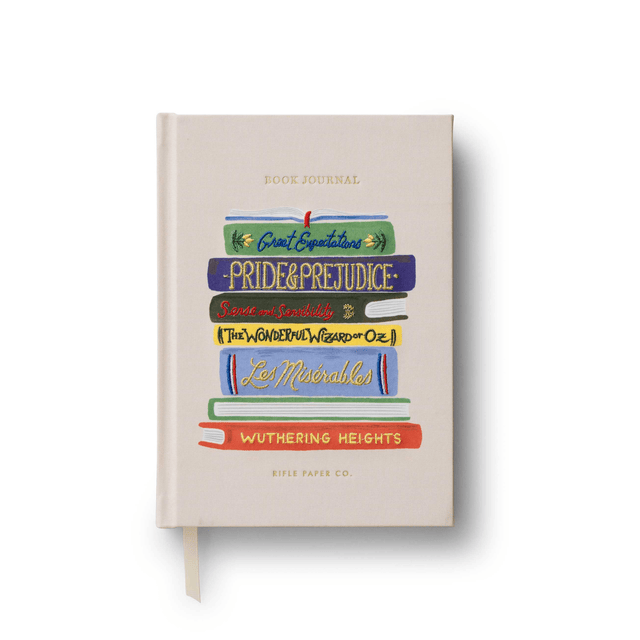 Rifle Paper Quaderni Fabric Journal Book Club Rifle Paper - ricamato
