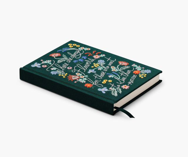 Rifle Paper Quaderni Fabric Journal Matisse Rifle Paper - ricamato