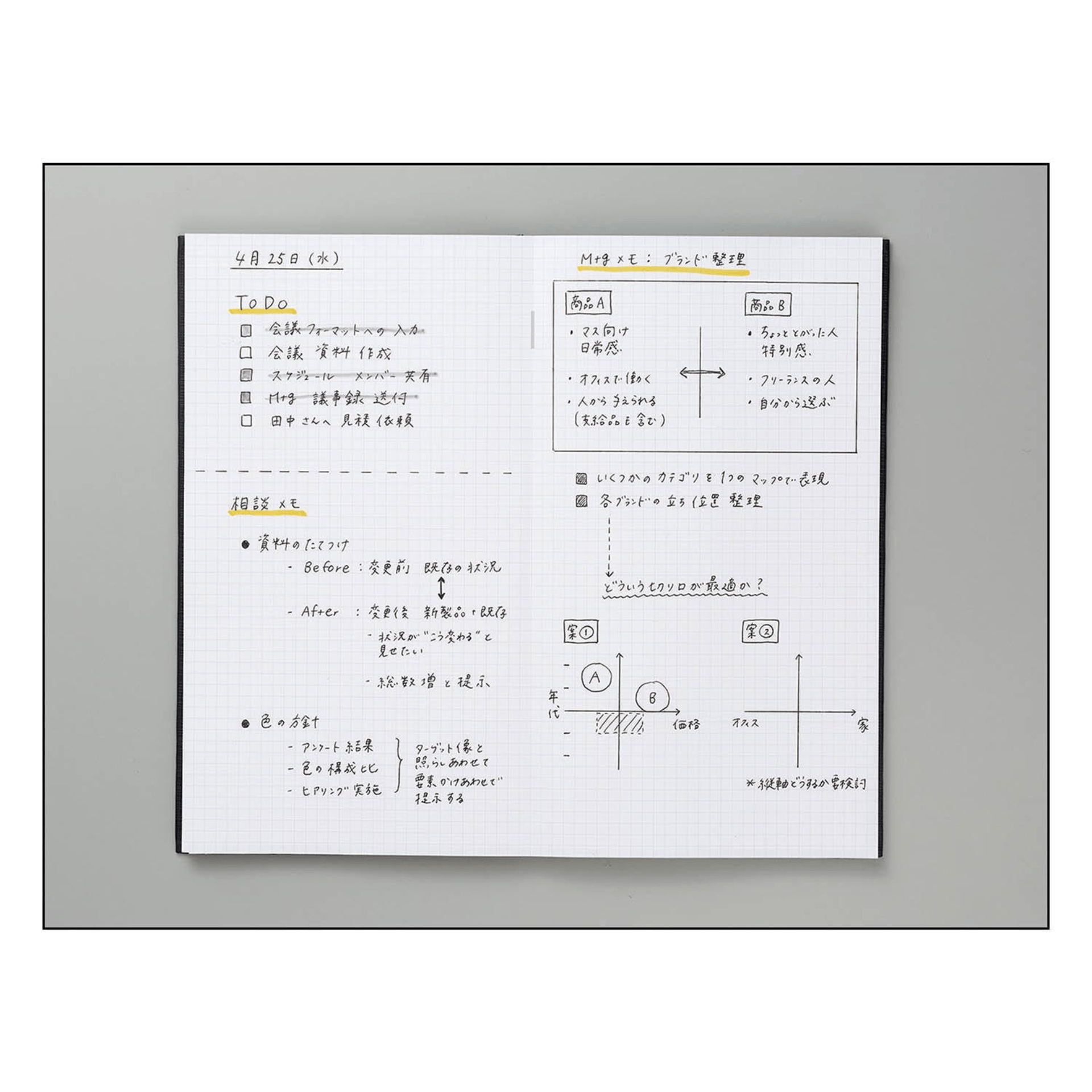 KOKUYO Quaderni Field Notebook -  3mm grid