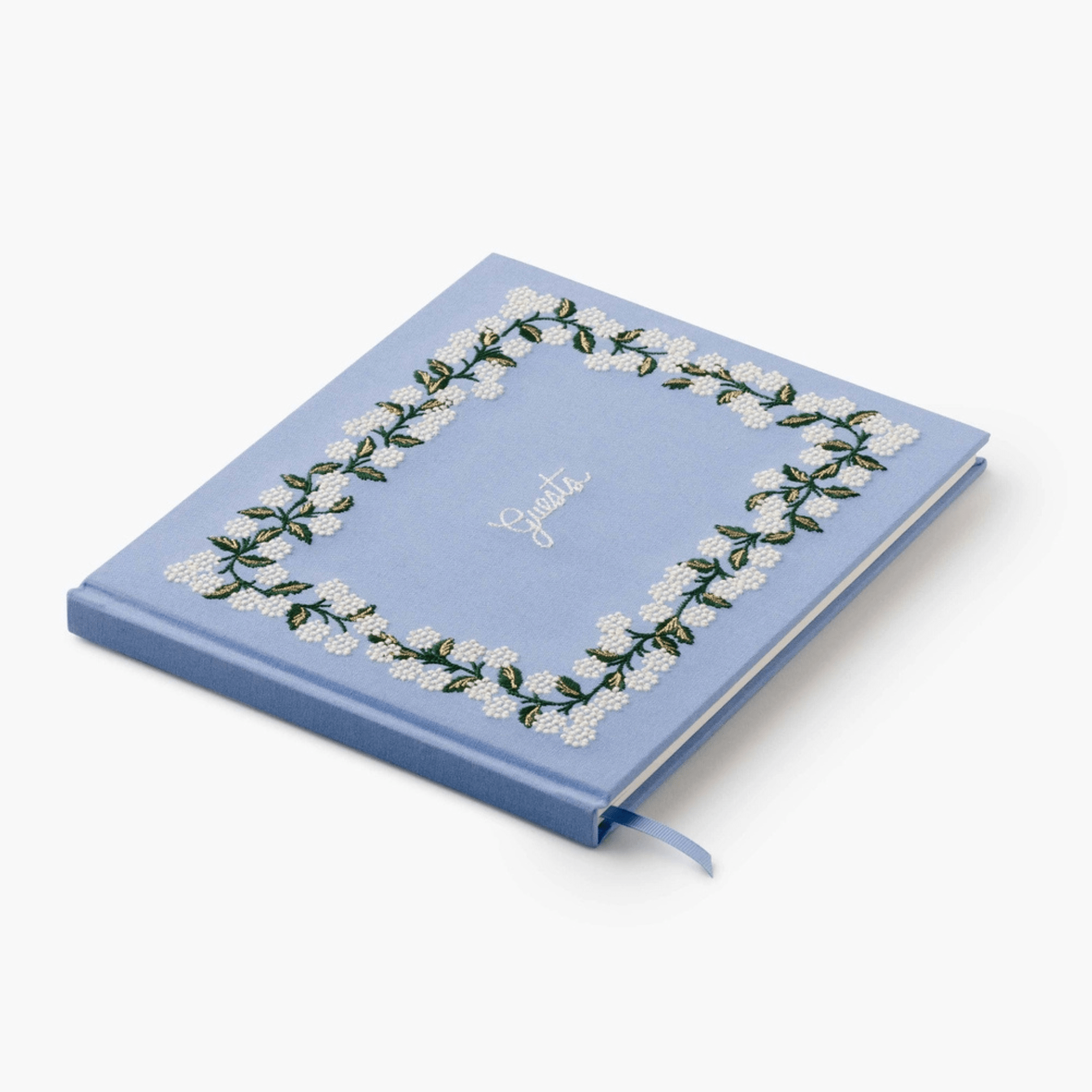Rifle Paper Quaderni Guest Book Rifle Paper Ortensie - ricamato