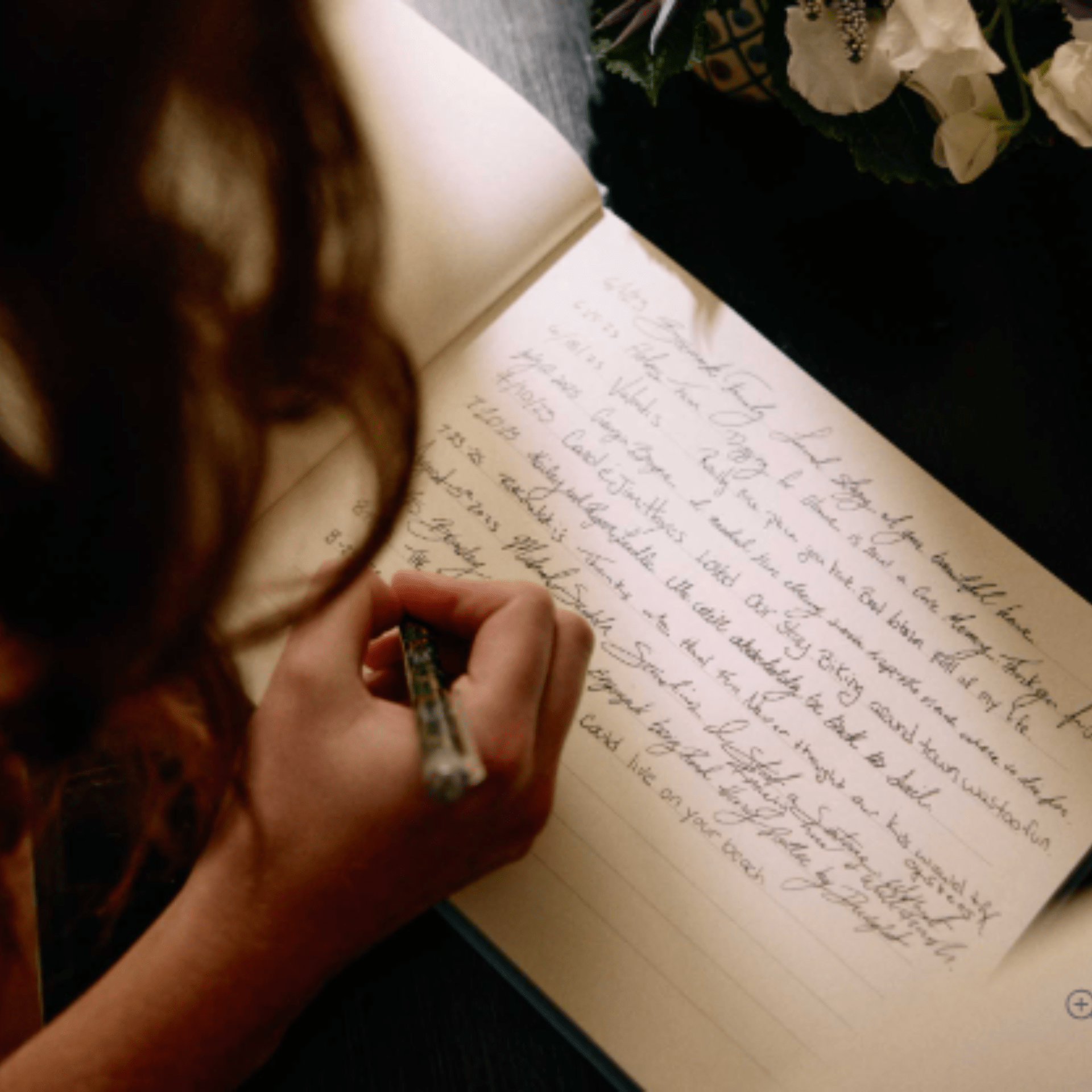 Rifle Paper Quaderni Guest Book Rifle Paper Ortensie - ricamato