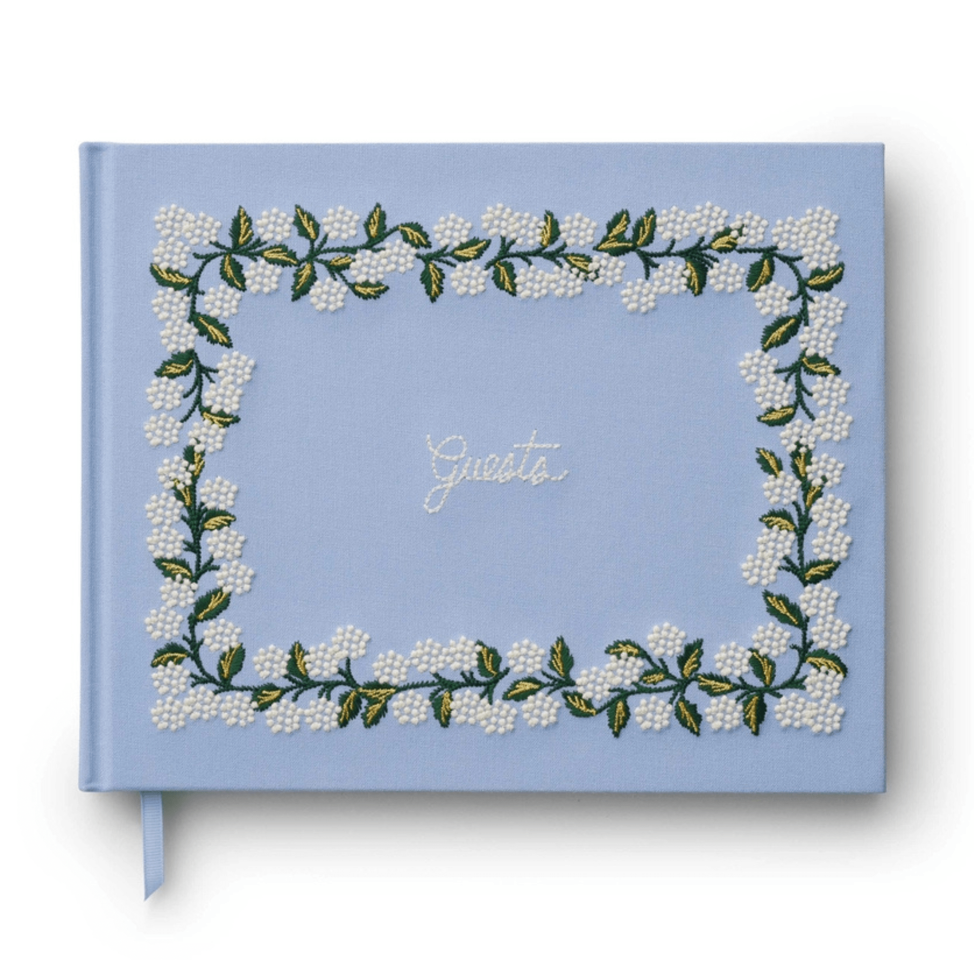 Rifle Paper Quaderni Guest Book Rifle Paper Ortensie - ricamato