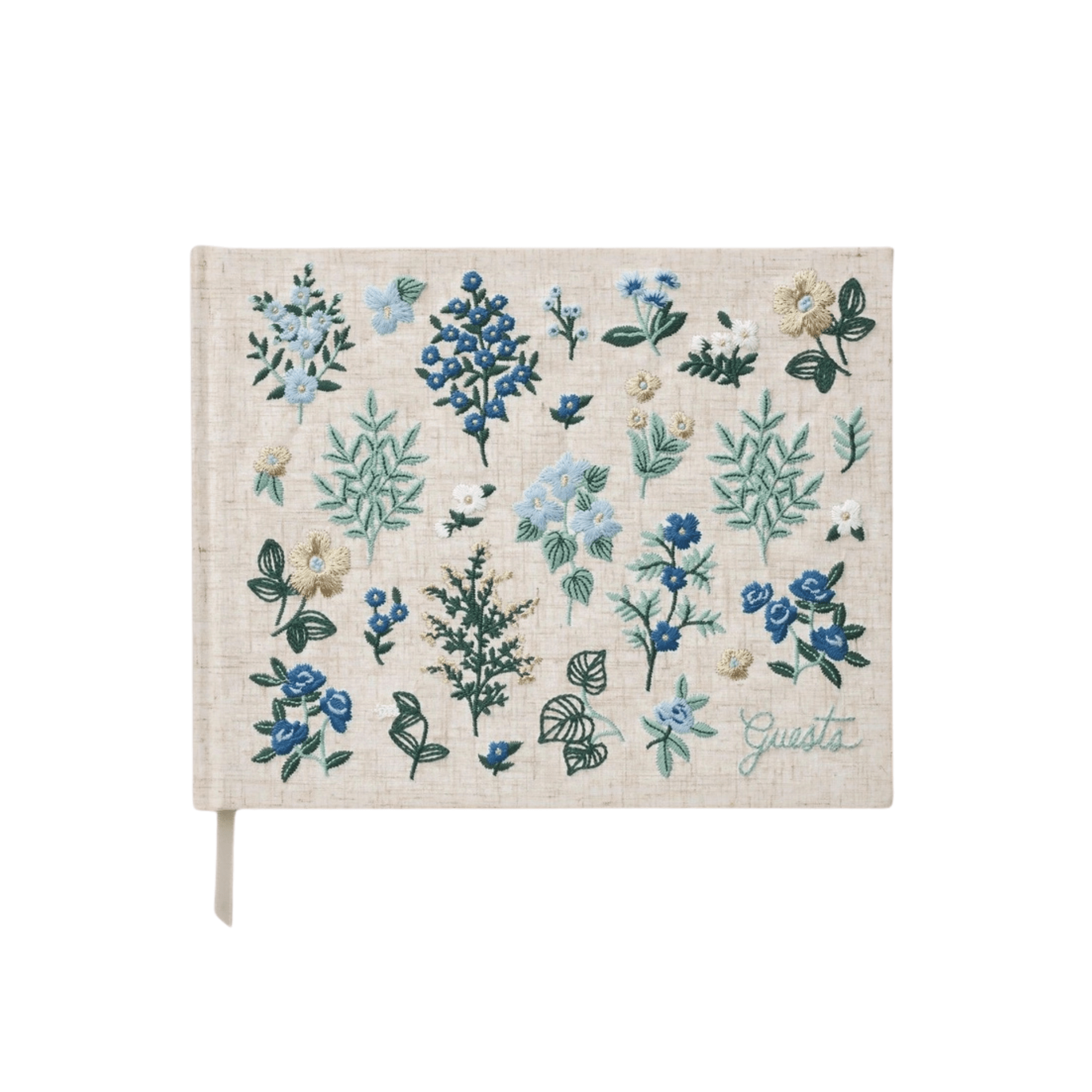 Rifle Paper Quaderni Guest Book Rifle Paper - ricamato