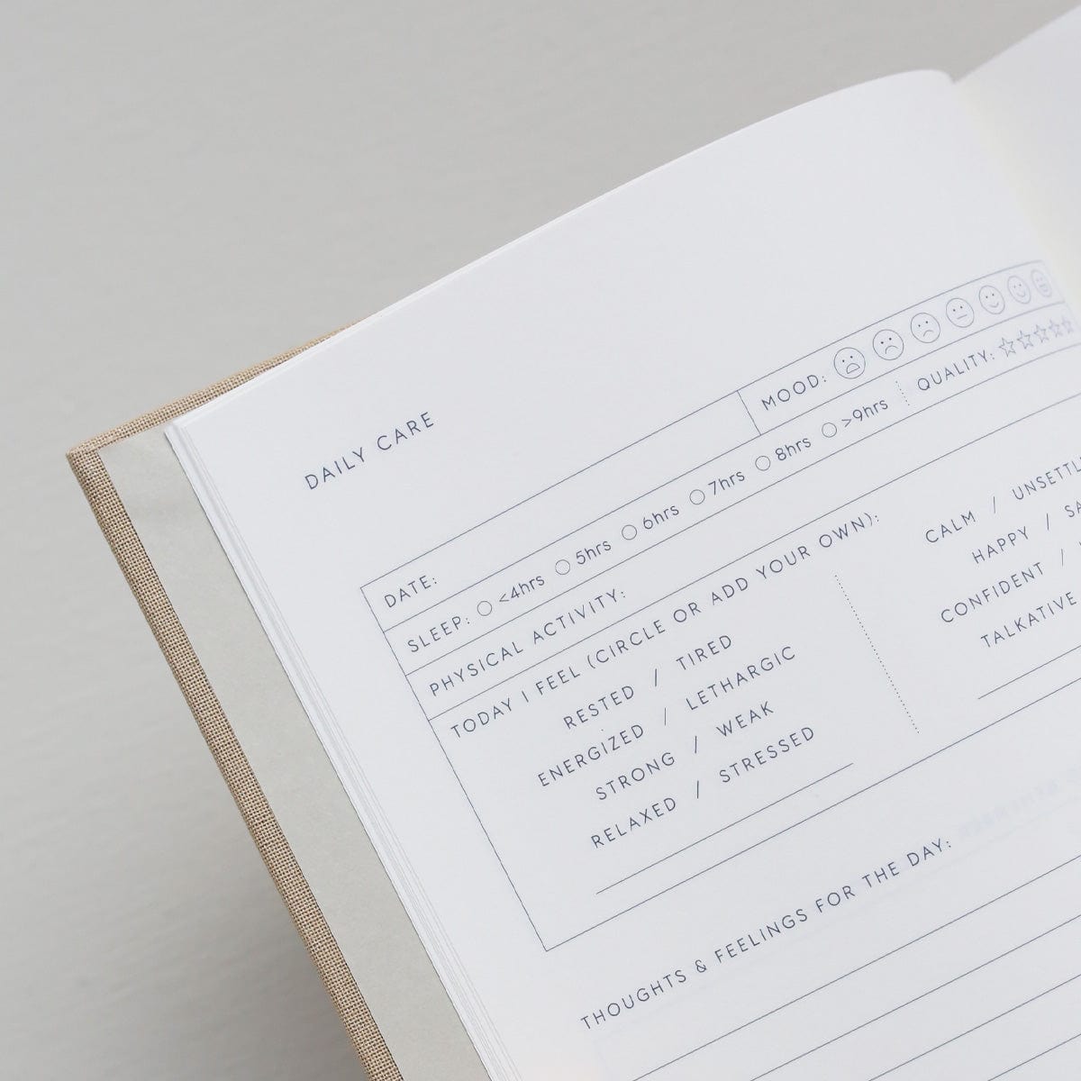 Kartotek Quaderni Guided Journal - Care