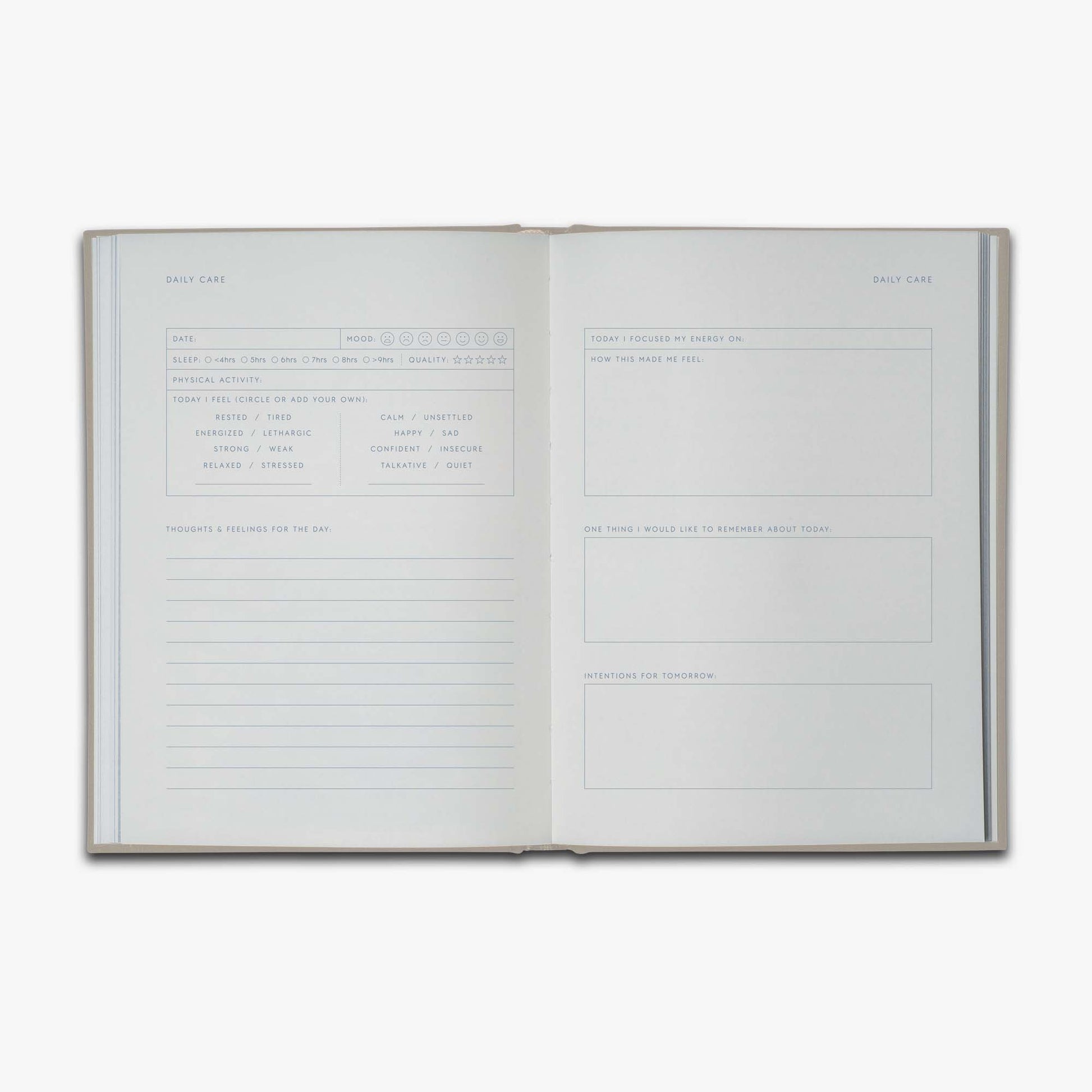 Kartotek Quaderni Guided Journal - Care