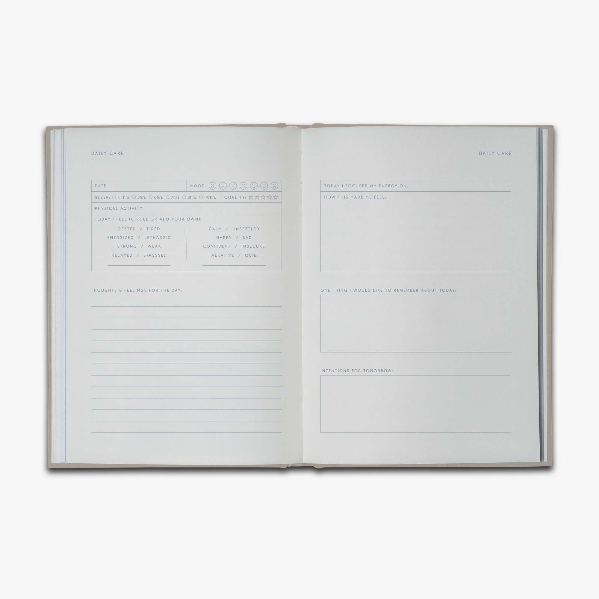 Kartotek Quaderni Guided Journal - Care