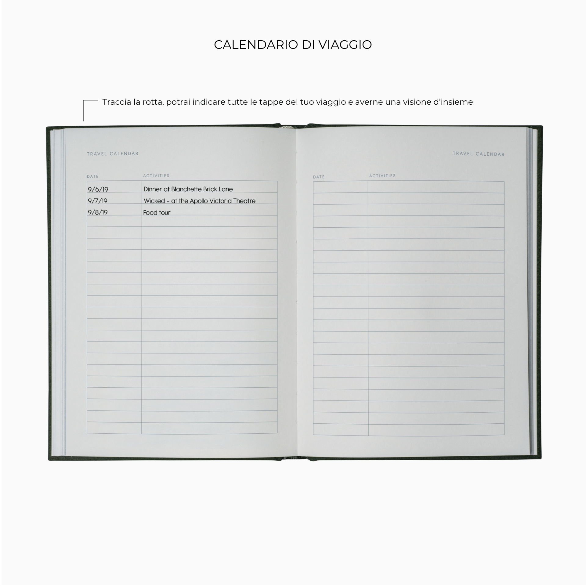 Kartotek Quaderni Guided Journal - Travel