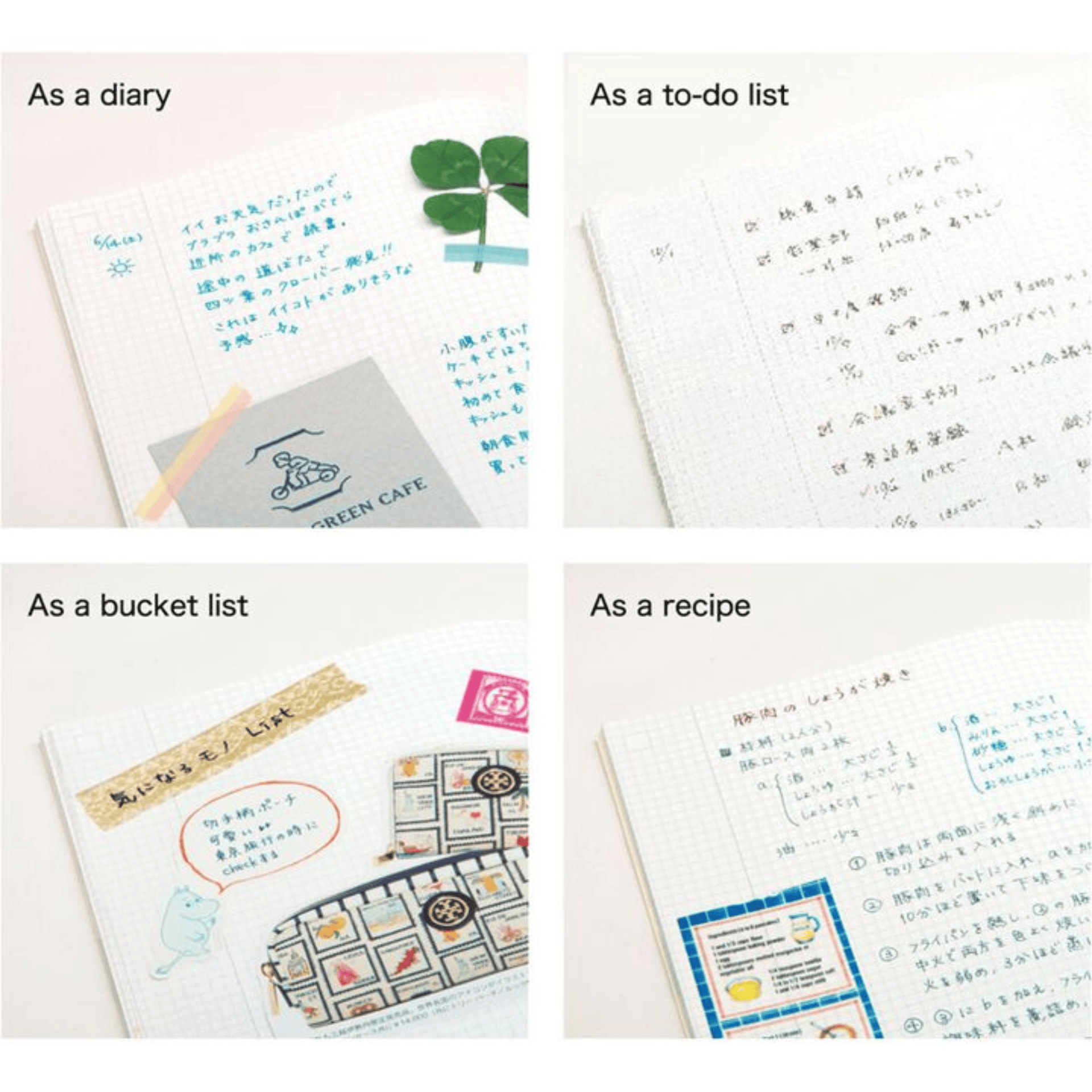 KOKUYO Quaderni JIBUN TECHO Notebook IDEA - B6 mini