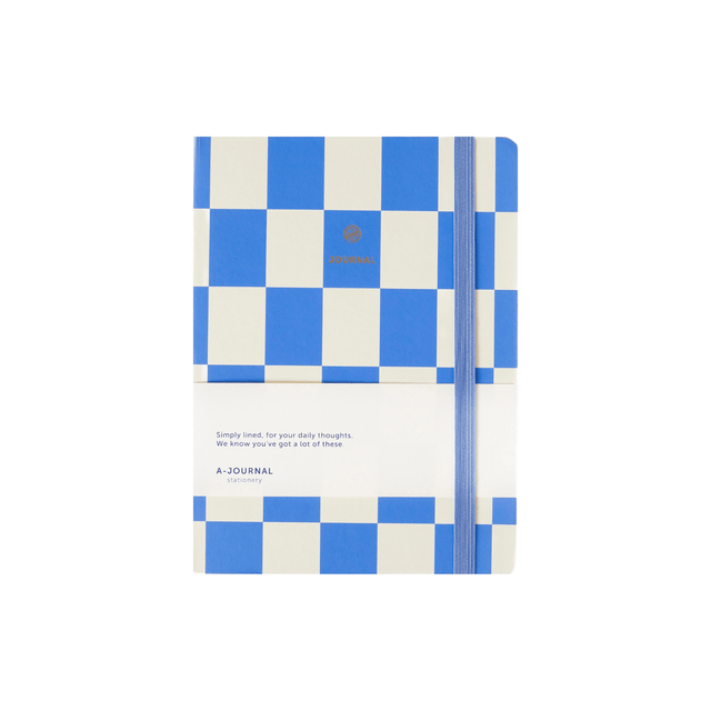 A-Journal Quaderni Journal Checkered Lavender