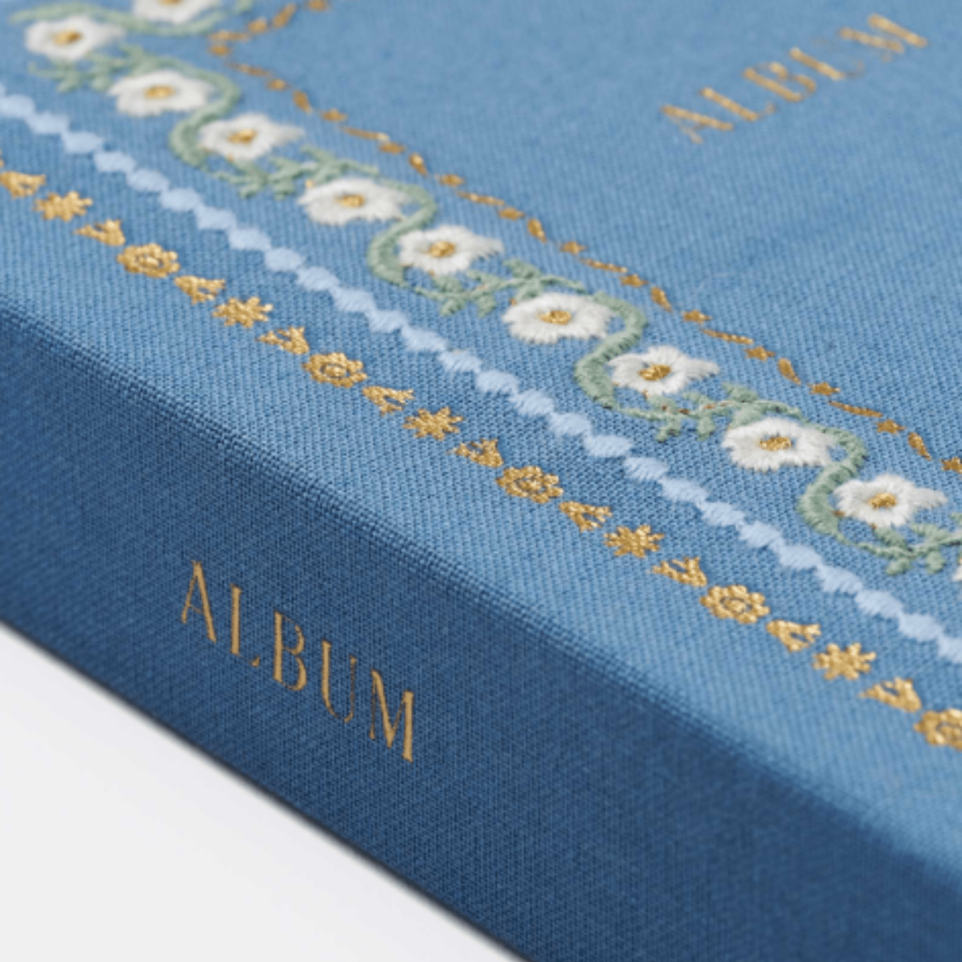 Rifle Paper Quaderni Mini Album foto ricamato Delphine