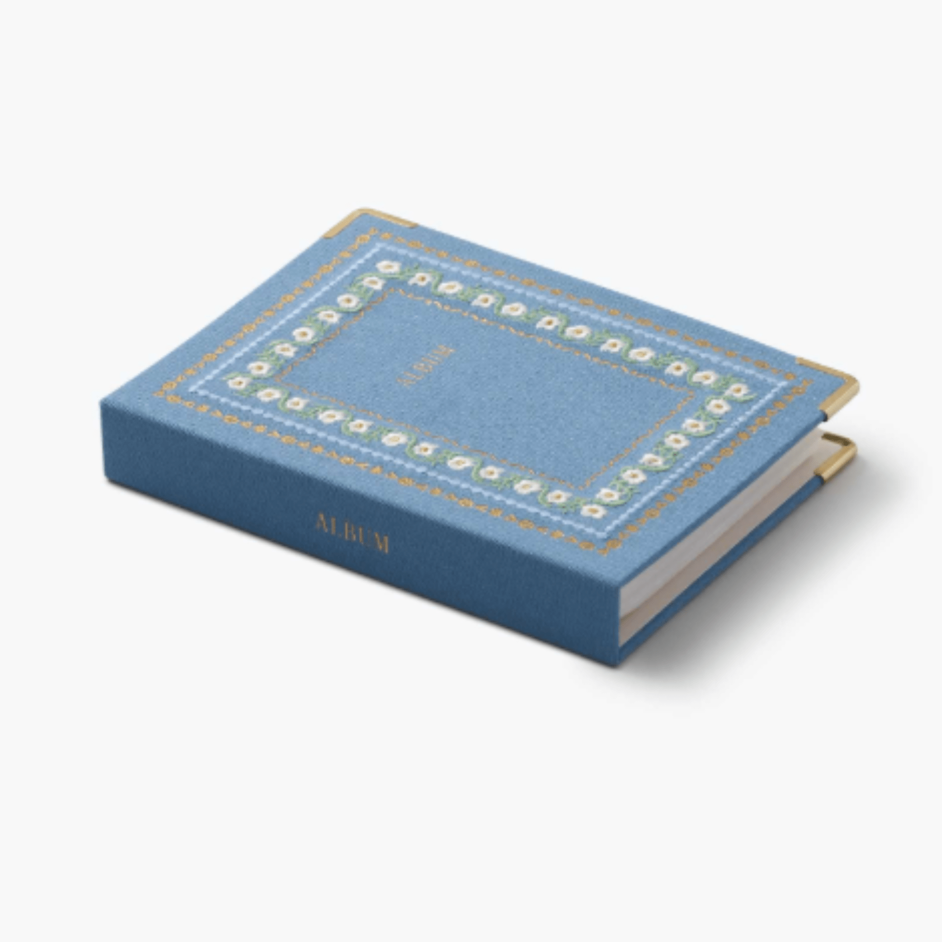 Rifle Paper Quaderni Mini Album foto ricamato Delphine