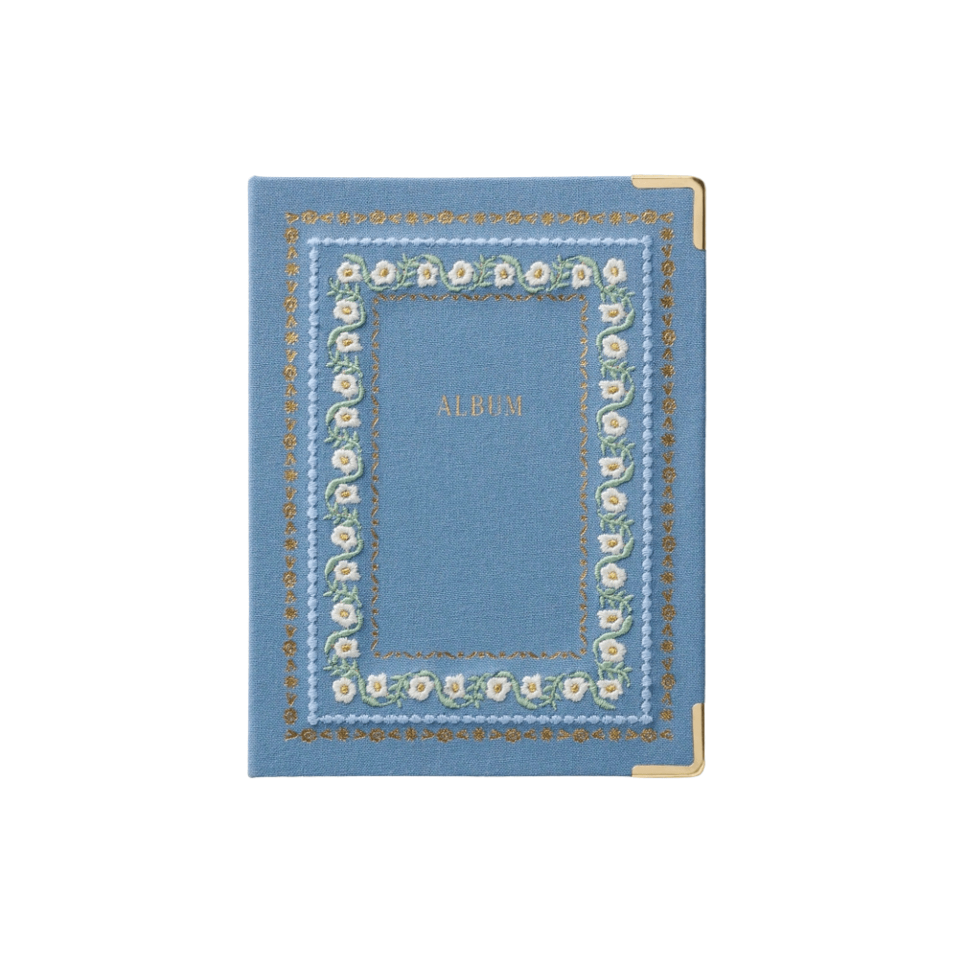 Rifle Paper Quaderni Mini Album foto ricamato Delphine