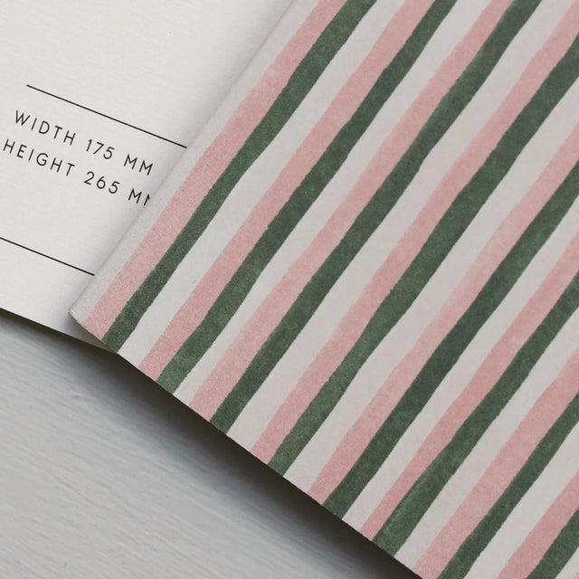 Kartotek Quaderni Mini Notebook Green Stripes