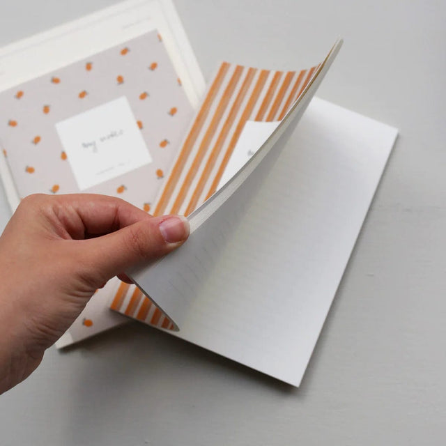 Kartotek Quaderni Mini Notebook Orange Stripes