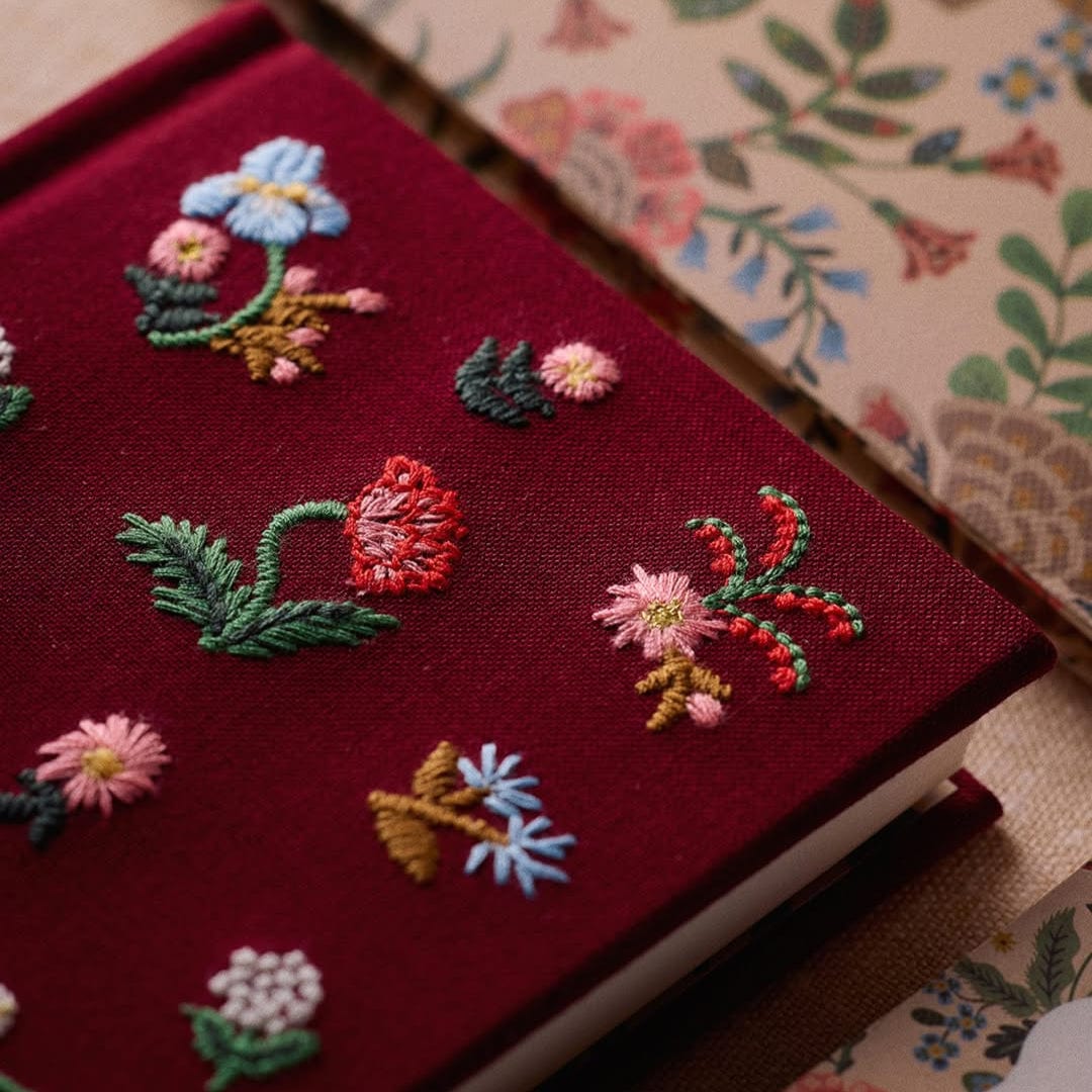 Rifle Paper Quaderni Mini Sketchbook Gracie Rifle Paper - ricamato